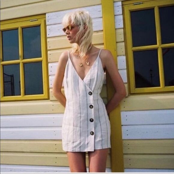 Reformation Cayman Linen Dress - Picture 1 of 5